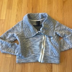 Cropped tweed jacket